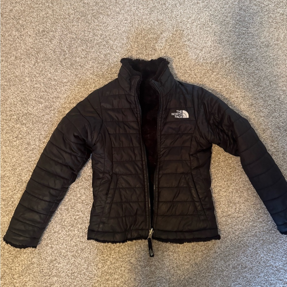 The North Face Girl’s Black Reversible Jacket